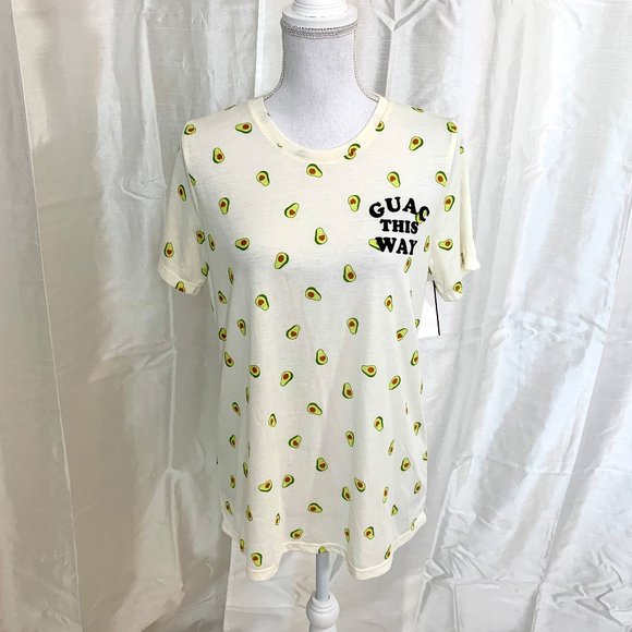 Mighty Fine Tops - NWT     GUAC THIS WAY      TEE   LARGE